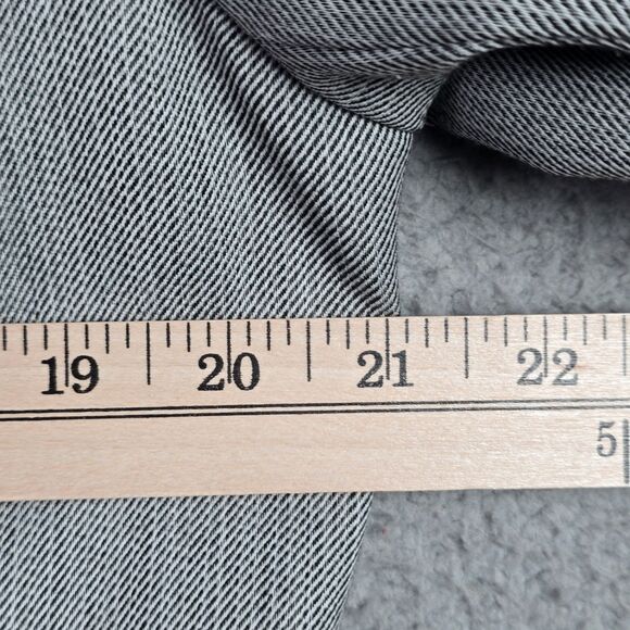 Antonio Melani Light Grey Herringbone Blazer 14 Single Button Career Tailored - Picture 6 of 12